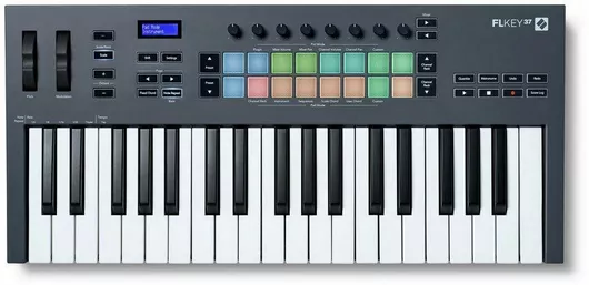 Midi Keyboard Novation FLkey με 37 ΠλήκτραΜαύρο Χρώμα