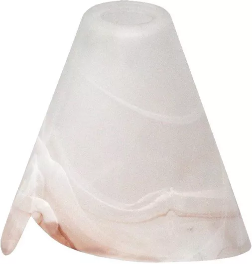 Γυαλί Φωτιστικού Ανταλλακτικό Ε14 14.5x14x15εκ Sinialo 2900602 λευκό-καφέ