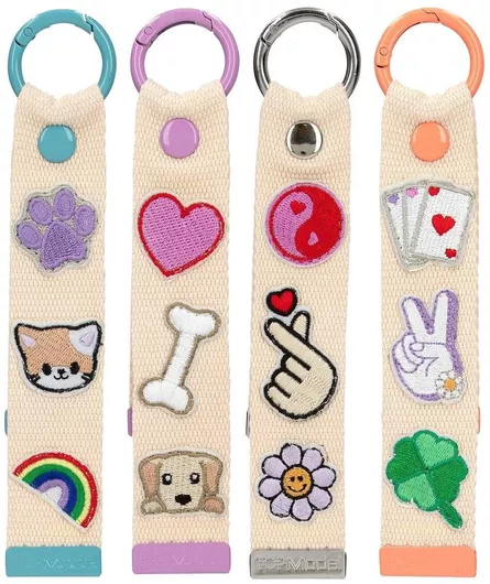 Topmodel Clip Strap with Girl Power Patches 413425