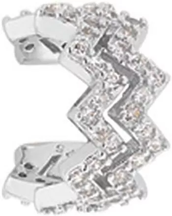 Σκουλαρίκι Prince Silvero Ear CuffΑσήμι με Πέτρες