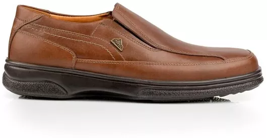 Boxer 11542 Ανδρικά Δερμάτινα Casual Παπούτσια Ταμπά