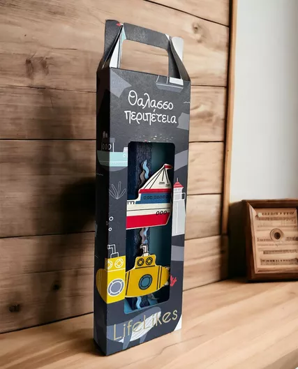 Πασχαλινή Λαμπάδα Στρογγυλή με Κουτί 30cm.