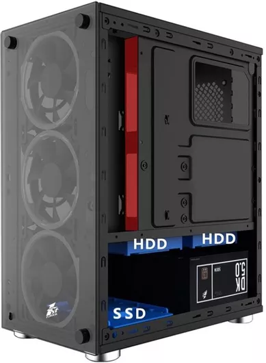 Desktop PC Vengeance Beast Ryzen 7-5700G/16GB DDR4/512GB SSD/No OS