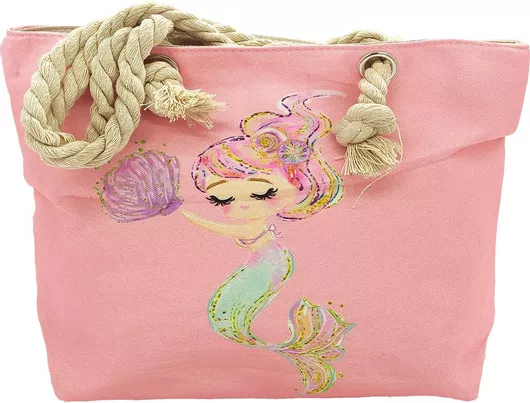 Παιδική Τσάντα Θαλάσσης Gift-Me 30x10x24cm Ροζ