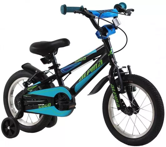 Παιδικό Ποδήλατο Alpina Gogo 18" BMX με Σκελετό Αλουμινίου Μαύρο
