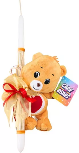 Πασχαλινή Λαμπάδα Tenderheart Bear Αρκουδάκια Αγάπης Unlock Magic Λούτρινο 24cm
