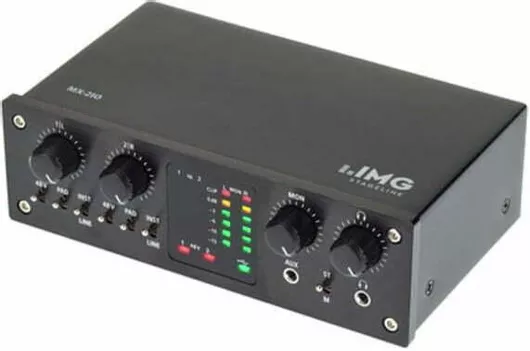 Επαγγελματική Κάρτα Ήχου IMG Stageline MX-2IO Εξωτερική Συνδεσιμότητα 3.5mm