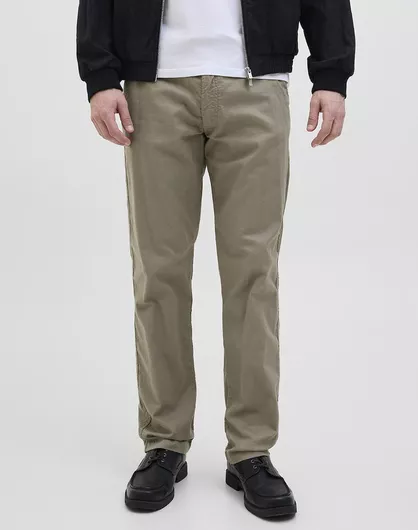 Jack & Jones Ανδρικό Παντελόνι Dusty Olive Khaki
