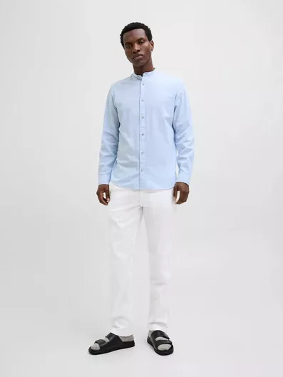 Jack & Jones Παντελόνι Relaxed Εφαρμογή Λευκό