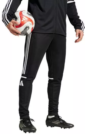 adidas Squadra Γυαλιστερό Παντελόνι Φόρμας Χωρίς Λάστιχο Μαύρο