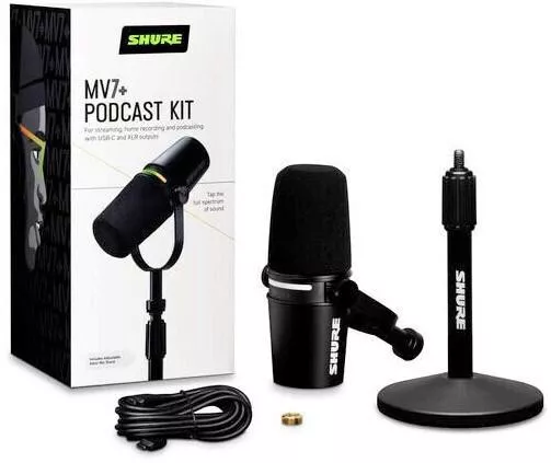 Μικρόφωνο Shure Δυναμικό με Καλώδιο XLR / USB Clip On για Φωνητικά