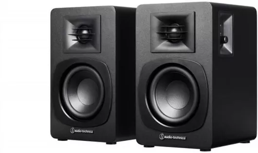 Audio Technica AT-SP3X Σετ 2τμχ Ηχείων Hi-Fi Βιβλιοθήκης 60W Μαύρο 11.3x14.5x20cm