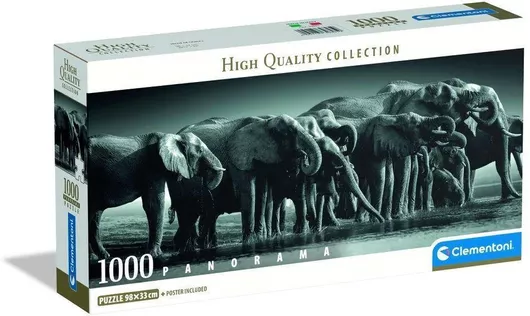 High Quality Herd Giants Panorama Puzzle 1000pcs