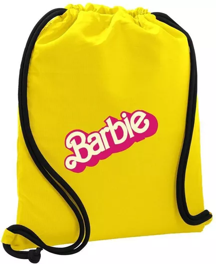 Παιδική Τσάντα Πουγκί Koupakoupa Barbie Κίτρινο