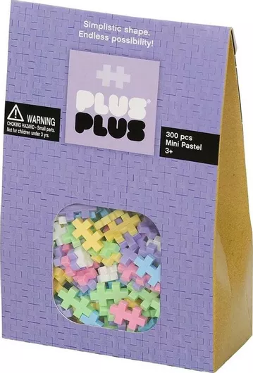 Τουβλάκι Plus Plus Mini Pastel για 3+ Ετών 300τμχ.