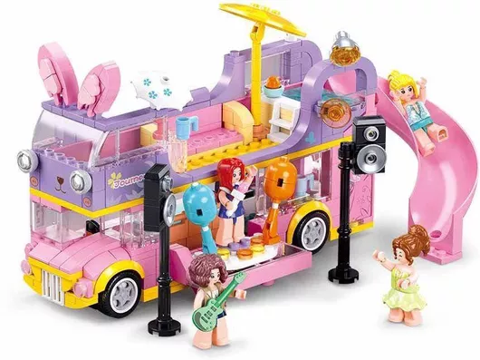 Τουβλάκι Sluban Girl's Dream Music RV για 8+ Ετών 412τμχ.
