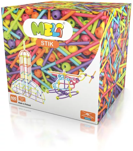 Τουβλάκι Meli Εκπαιδευτικά για 3+ Ετών 600τμχ.