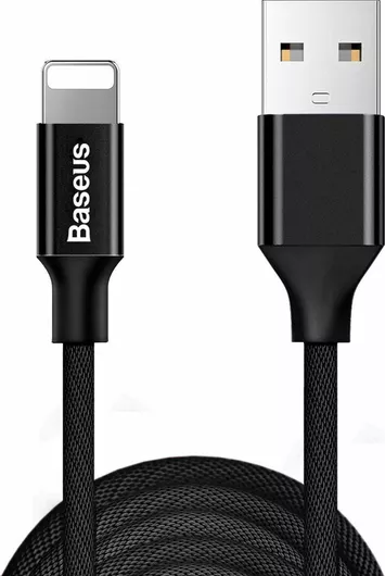 Baseus Yiven Braided USB to Lightning Cable Μαύρο 3m CALYW-C01