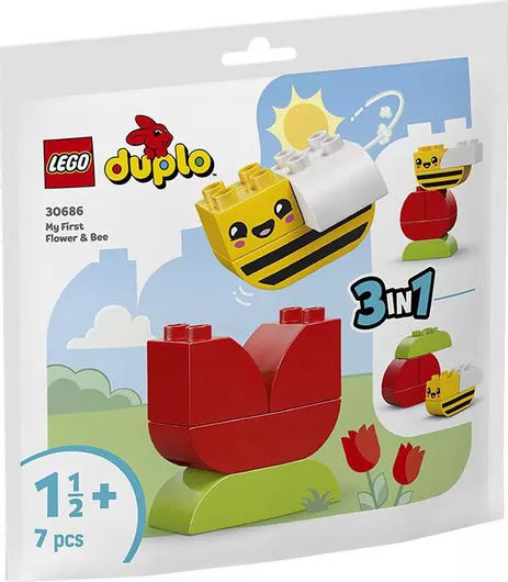 Lego Duplo My First Flower & Bee για 1+ Έτους 7τμχ.