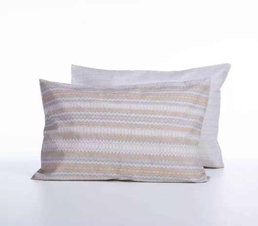 Μαξιλαροθήκη Nef-Nef Homeware Quantro με Φάσα 52x72cm Grey