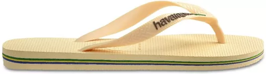 Havaianas Brasil Logo Men's Flip Flops Beige