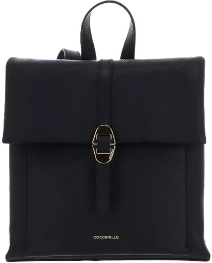 Γυναικεία Τσάντα Πλάτης Coccinelle Δερμάτινη Μαύρο