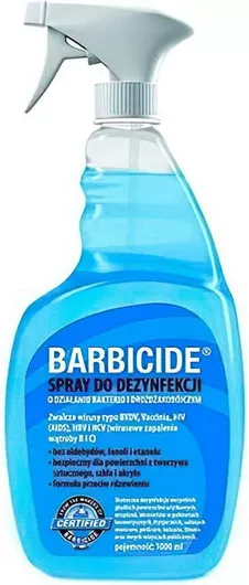 Καθαριστικό Spray Barbicide Γενικής Χρήσης με Απολυμαντική Δράση 1lt