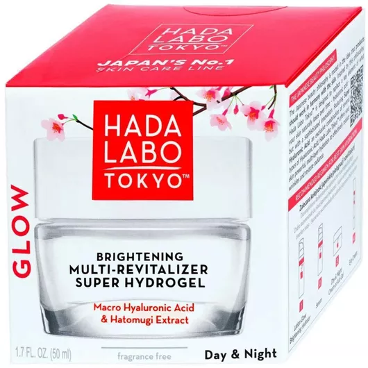 Gel Προσώπου Hada Labo Tokyo για Λάμψη με Υαλουρονικό Οξύ 50ml