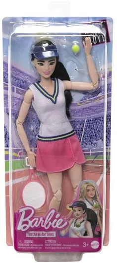 Barbie Tennis Player Κούκλα για 3+ Ετών 30cm Mattel