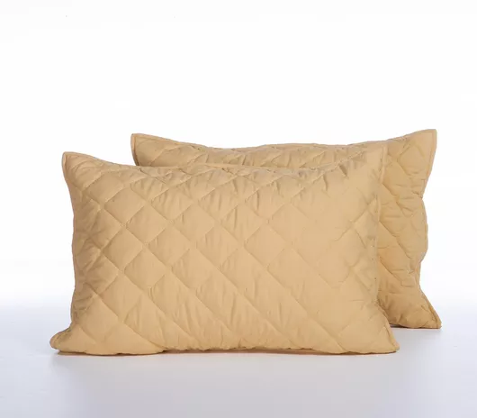 Σετ Μαξιλαροθήκες Nef-Nef Homeware Olga με Φάσα 52x72cm Honey