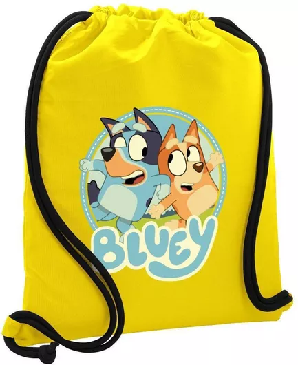 Παιδική Τσάντα Πουγκί Koupakoupa Bluey Dog Κίτρινο