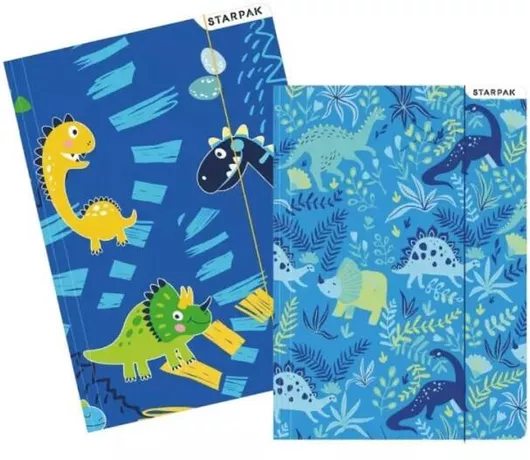 Φάκελος με Λάστιχο & Αυτιά για Χαρτί A4 Dino World (Διάφορα Σχέδια)