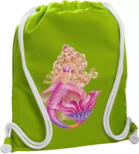 Παιδική Τσάντα Πλάτης Koupakoupa Barbie Γοργόνα 48x40cm Πράσινο