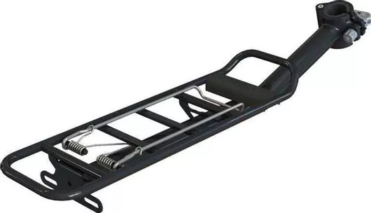 Atran Velo Fly Tipa Sca Tour Rear Rack, 25-31.8mm Seat Post, Up to 10kg, Black