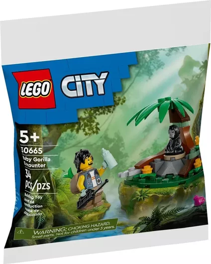 Lego City Baby Gorilla Encounter για 5+ Ετών 34τμχ. 60325