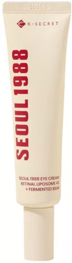 Κρέμα Ματιών K-Secret Seoul 1988 Ενυδατική & Αντιγηραντική για Λάμψη με Υαλουρονικό Οξύ & Βιταμίνη C 30ml