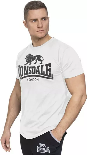 Lonsdale Ανδρικό Κοντομάνικο T-shirt Λευκό
