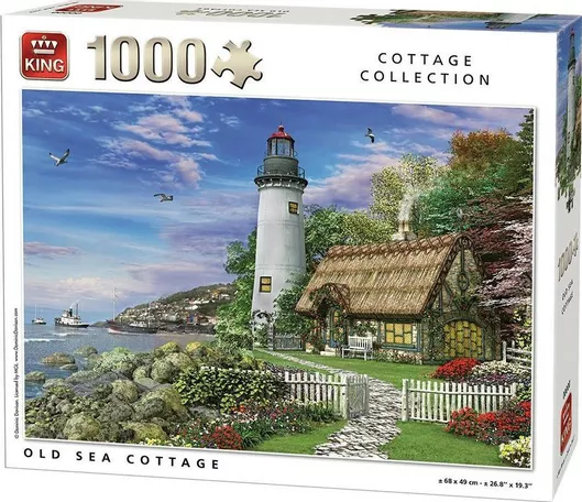 Puzzle Old Sea Cottage 2D 1000 Κομμάτια