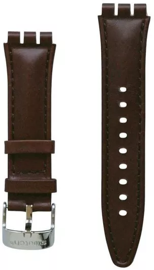Λουράκι Ρολογιού Swatch Δερμάτινο 21mm Καφέ