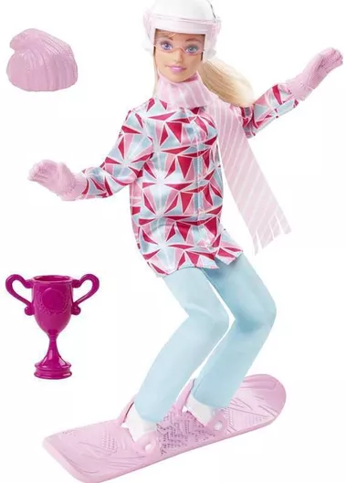 Barbie You Can Be Anything Αθλήτρια Του Snowboard Ξανθιά Κούκλα για 3+ Ετών Mattel