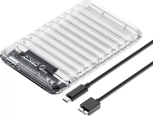 Θήκη για Σκληρό Δίσκο Orico 2139U3-V1 2.5" SATA III με σύνδεση USB 3.0Διάφανο χρώμα