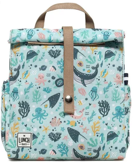 Τσαντάκι Φαγητού Ώμου Ισοθερμική Τσάντα Φαγητού Lunch Bags Original Lunchbag Kids Underwater Lb1228
