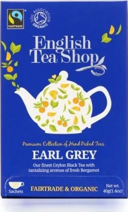 English Tea Shop Βιολογικό Τσάι Earl Grey 20 Φακελάκια