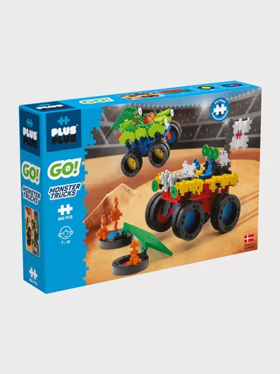 Τουβλάκια Plus Plus Monster Truck Set για 7 - 12 Ετών 600τμχ