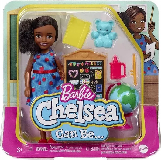 Κούκλα Barbie Mattel Chelsea You Can Be Career - Teacher για 3+ Ετών 13.97cm