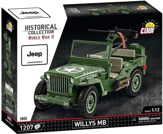 Τουβλάκι Cobi Willys MB για 7+ Ετών 1207τμχ.