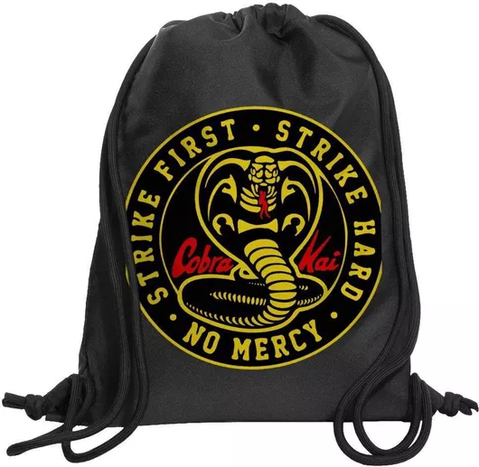 Τσάντα Πλάτης Koupakoupa Cobra Kai Strike First Dojo Γυμναστηρίου Μαύρο