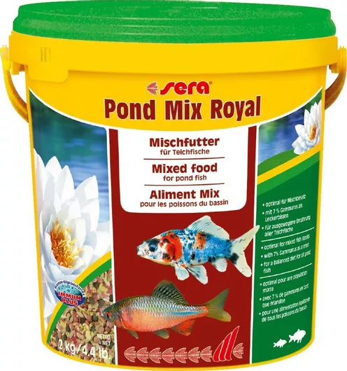 Τροφή για Ψάρι Γλυκού Νερού Sera Pond Mix Royal σε Κόκκους 10000ml 2000gr