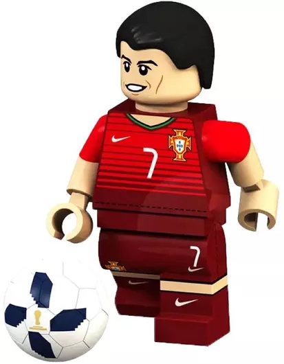 Τουβλάκι Leguoguo Cristiano Ronaldo Portugal για 3+ Ετών 10τμχ.
