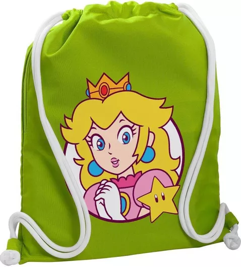 Παιδική Τσάντα Πλάτης Koupakoupa Princess Peach 48x40cm Πράσινο
